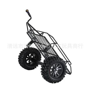 1/10攀爬车配件 金属小拖车后斗SCX10三代90046 TRX4 D90 CC01