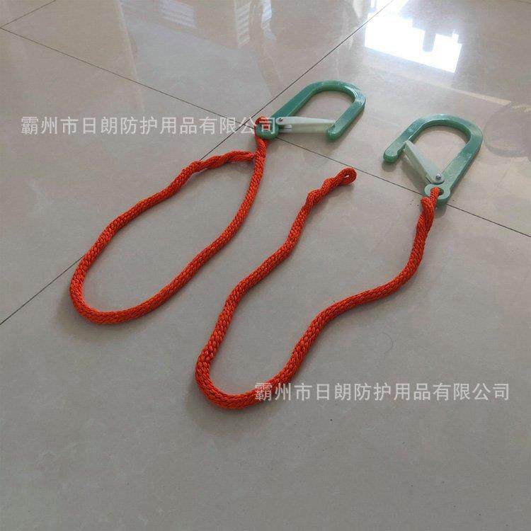 带电作业引线连接绳蚕丝旁路小吊绳带挂钩防潮尼龙牵引绳扣