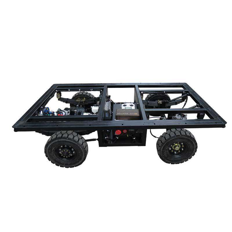 电动四轮车线控底盘遥控无人驾驶载重平板车运输车巡游车底盘
