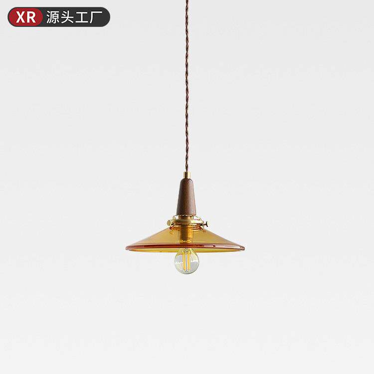 日式复古卧室床头法式中古风厨房餐厅吧台灯具走廊过道美式小吊灯