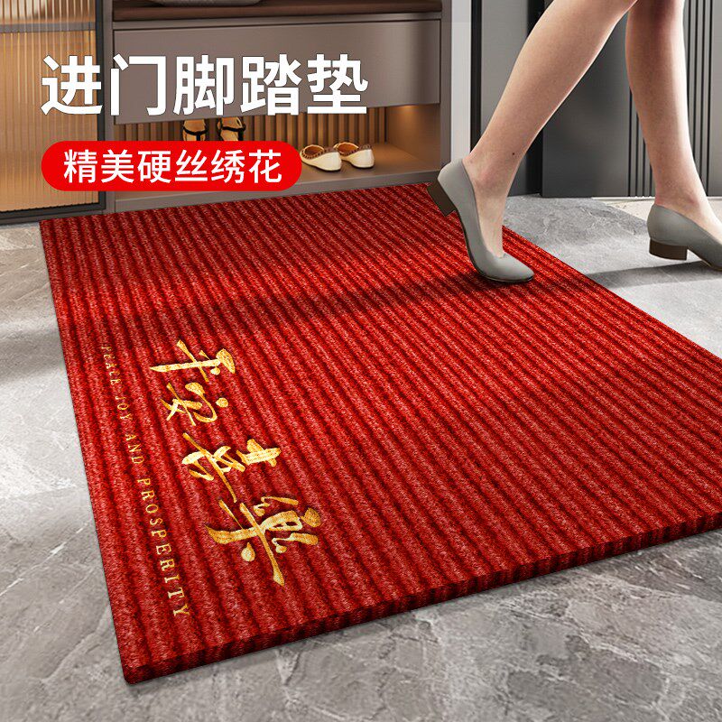 家用入户门地垫别墅进门门口脚踏垫防滑202L5新款除尘蹭土新年地