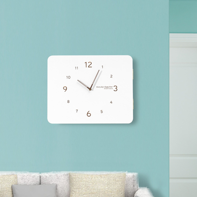 钟表电表箱装饰画配电箱遮挡时钟免打孔竖款简约带挂钟空开箱电闸