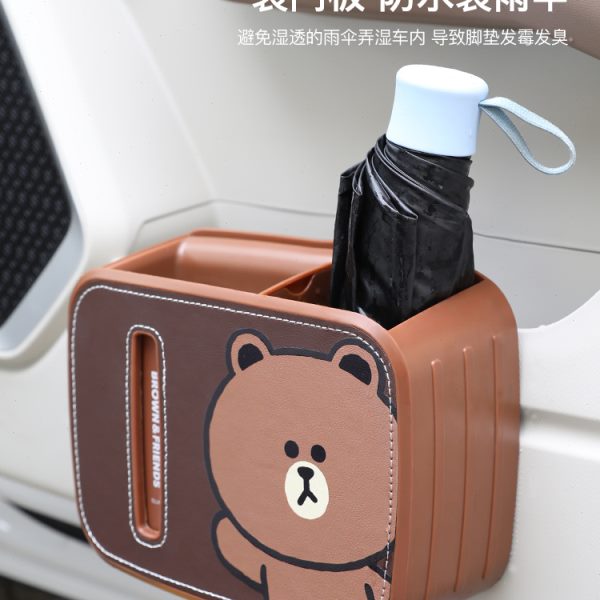 车载垃圾桶纸巾盒汽车副驾驶储物车内纸抽盒置物桶车上车用卫生桶