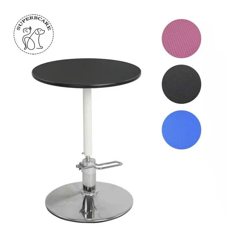 宠物美容台洗澡吹毛剪毛造型台液压升降狗狗美容桌子圆台吊杆支架