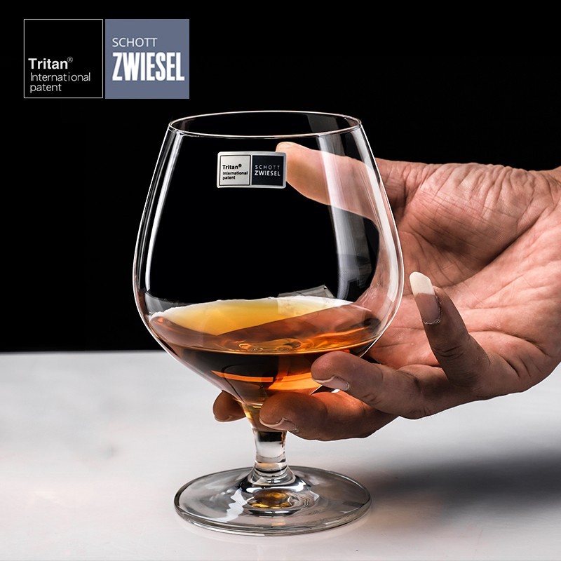 德国进口SCHOTT水晶玻璃洋酒杯啤酒杯奢华XO马爹利干邑白兰地杯子