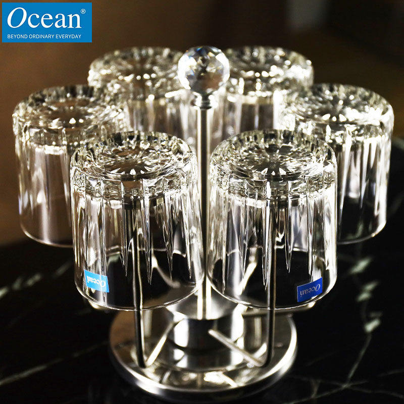 泰国进口威士忌酒杯水晶玻璃洋酒杯XO酒杯啤酒杯高级感水杯套装