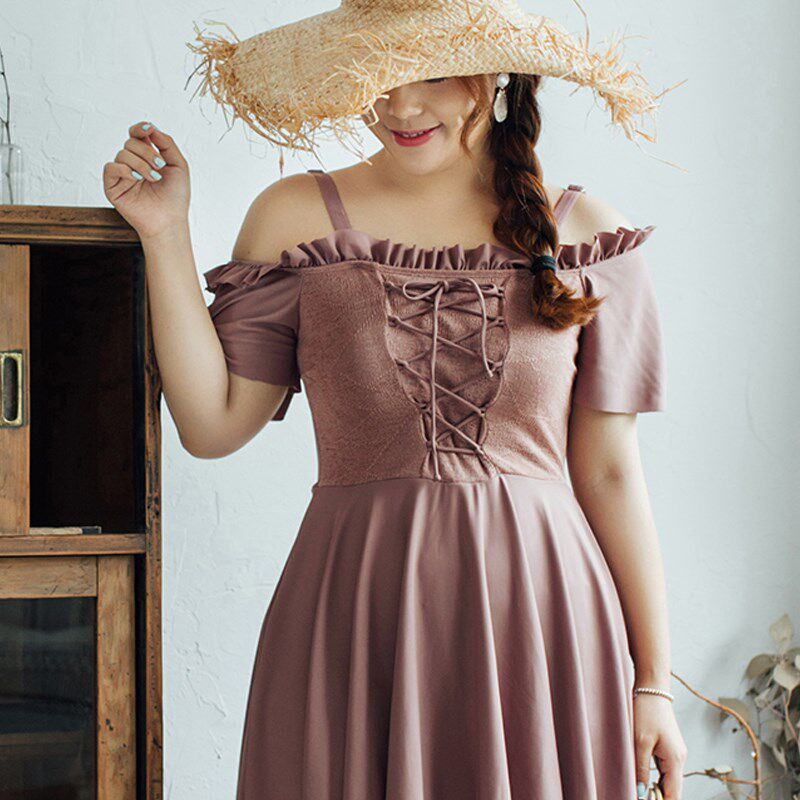 游泳衣女夏加大码胖mm200斤显瘦遮肚连体平角宽R松2021钢托温泉