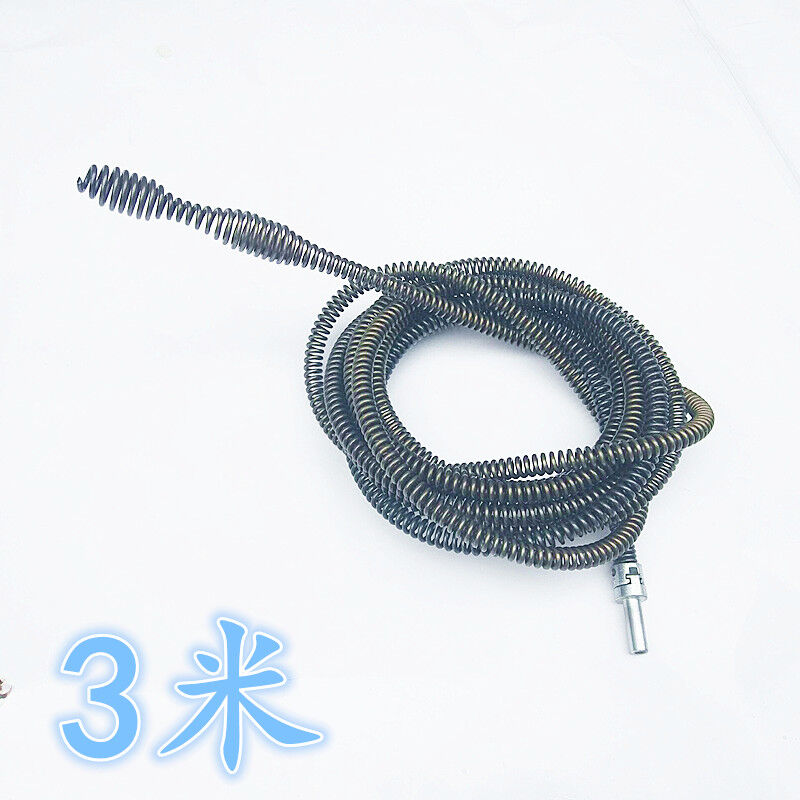 电动下水道疏通h神器电钻疏通弹簧家用通马桶卫生间地漏蹲便3米12