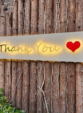 不锈钢悬浮字发光灯箱公司门牌定制店铺工作室LEDY广告牌展示牌