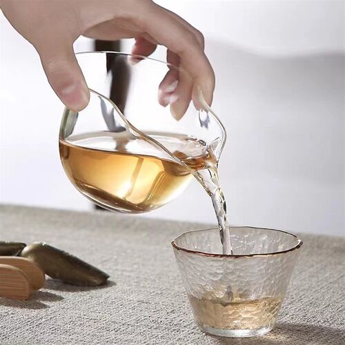 办公室烟灰福禄琉璃分茶器均杯客厅葫芦造型高硼硅玻璃茶海公道杯