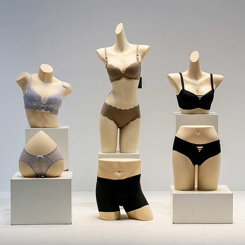 内衣模特展示h架男女半身聚拢胸罩内裤模特架假人体模型道具胸模