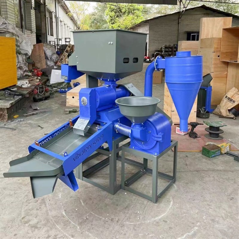 细糠碾米机打米机小型家用打米粉碎一体机精米新款商用稻谷脱壳机