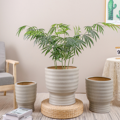 特大号陶瓷花盆家用客厅户外发财树幸福树散尾葵专用种树龟背竹