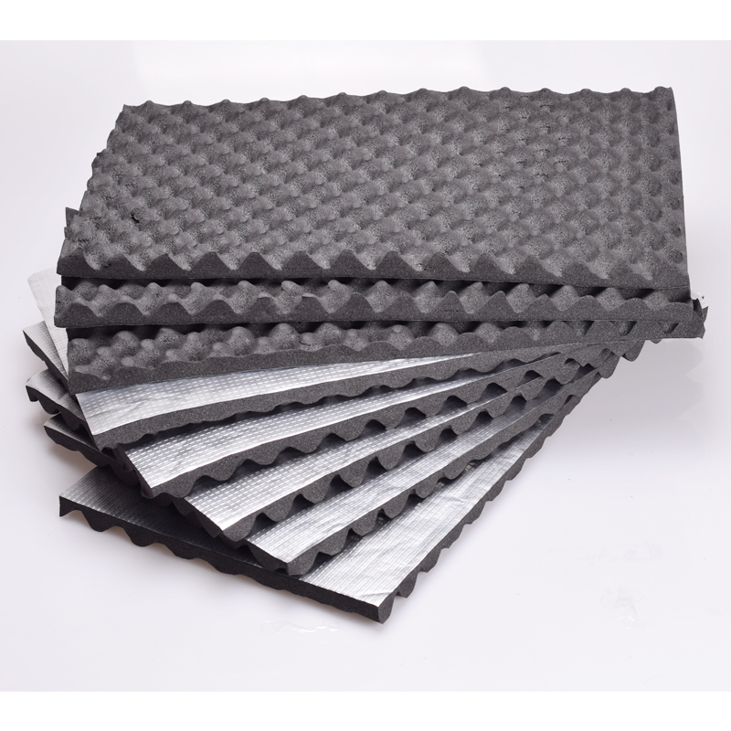 阻燃自粘波峰棉下水道吸音珍珠棉排水管静音王卫生间包管道隔音棉