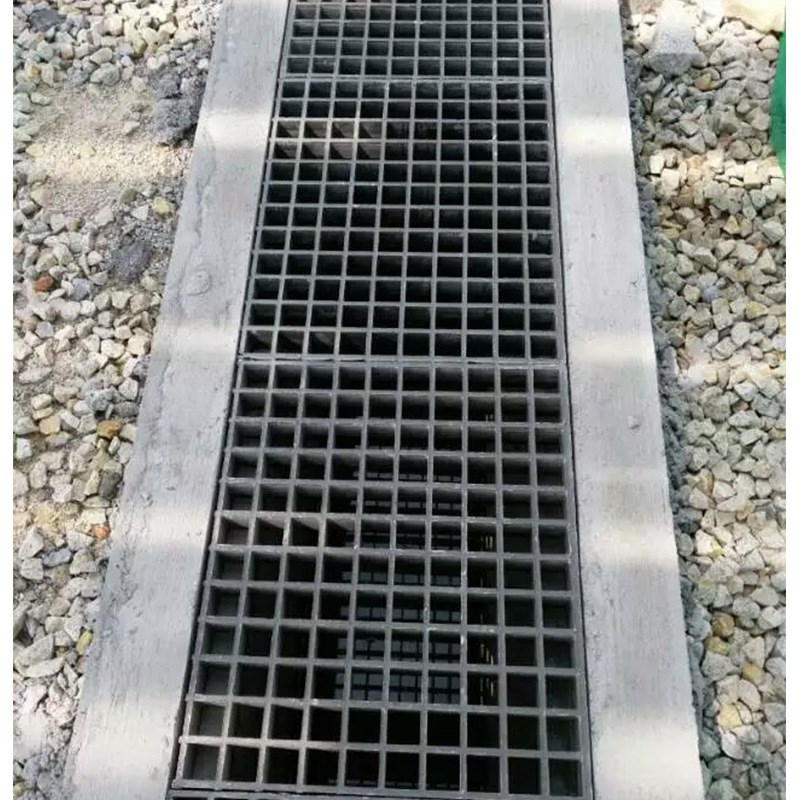 排水沟承重玻璃钢格栅 污水处理厂 防滑防潮地沟盖板 窑井盖
