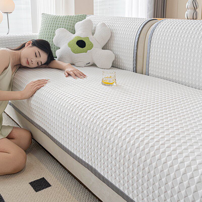 冰丝沙发垫夏天季凉席p坐垫防滑凉垫2024新款高端套罩盖布巾座垫