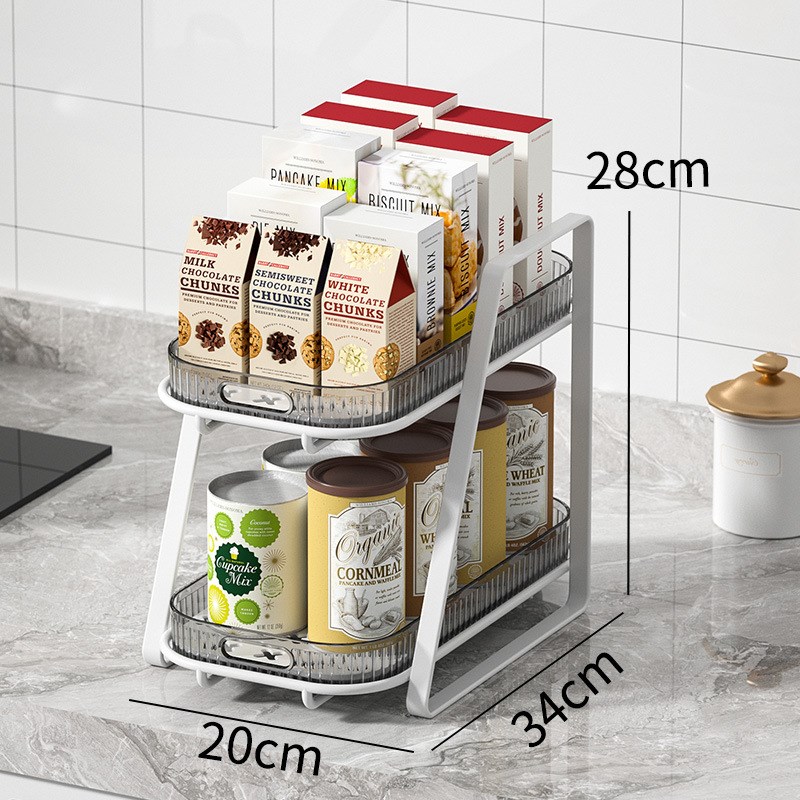 桌面双层茶杯咖啡轻奢水杯置物架水杯玻璃杯子收纳架托盘沥水架子