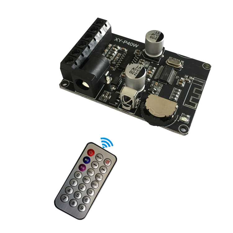 新品0W/40W立体声蓝牙功放4板1音A2V/2VJ大功率数Q字功放模块X箱Y