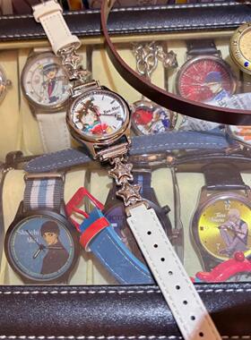 名侦探柯南动漫同人周边手表表带男女士士官表双子星钻潮流表带