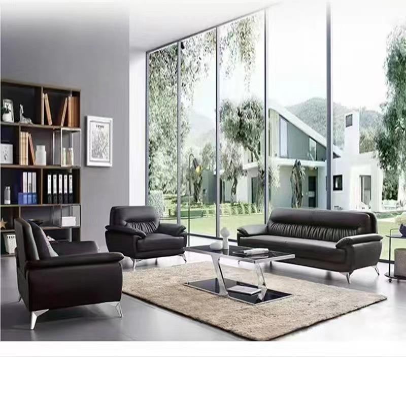 坤泰家具办公沙发现代简约商务新款茶几组合会客室贵宾区洽谈区