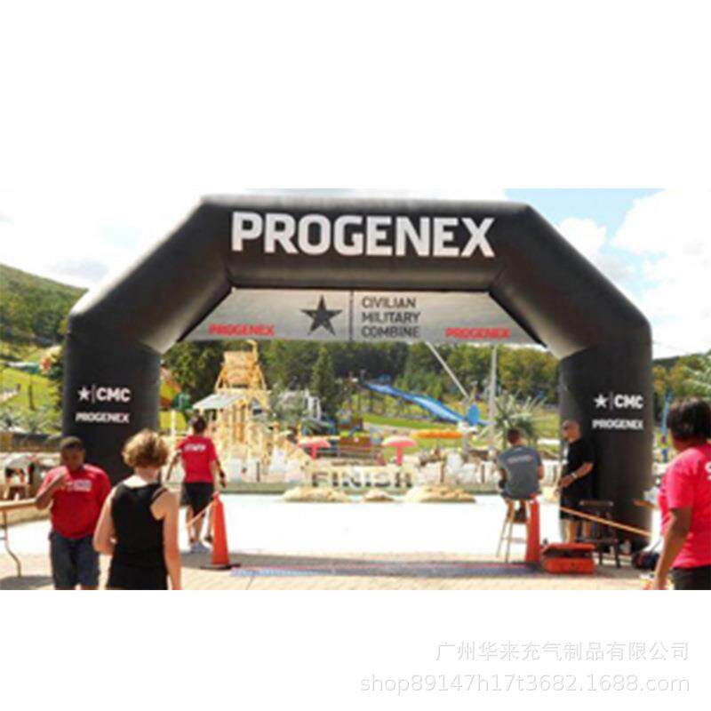充气活动塞事拱门马拉松户外赛事闭气拱门全喷绘加厚五边拱门