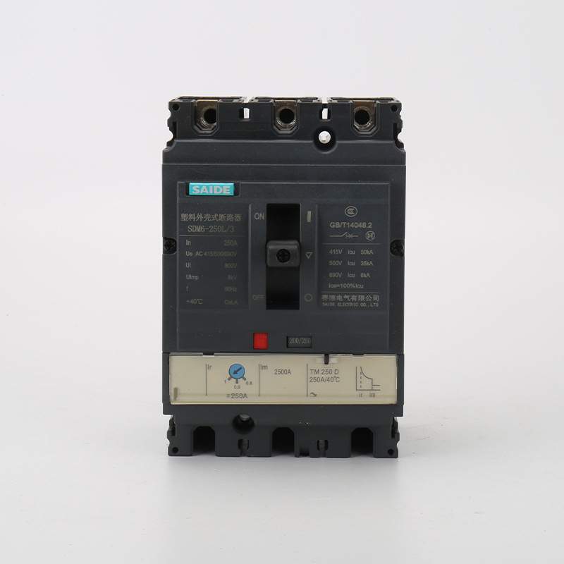 SAIDE赛德电气SDM6-100-160-250热磁式3P塑壳断路器空气开关