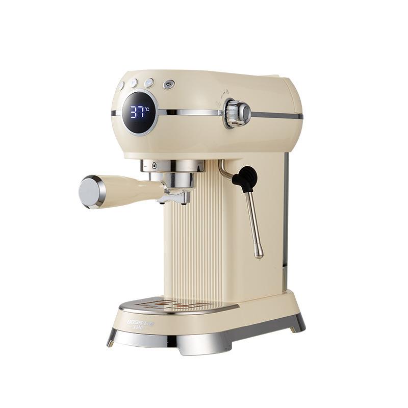 工厂直销家用咖啡机小型萃取打奶一体跨境咖啡机新半自动咖啡机