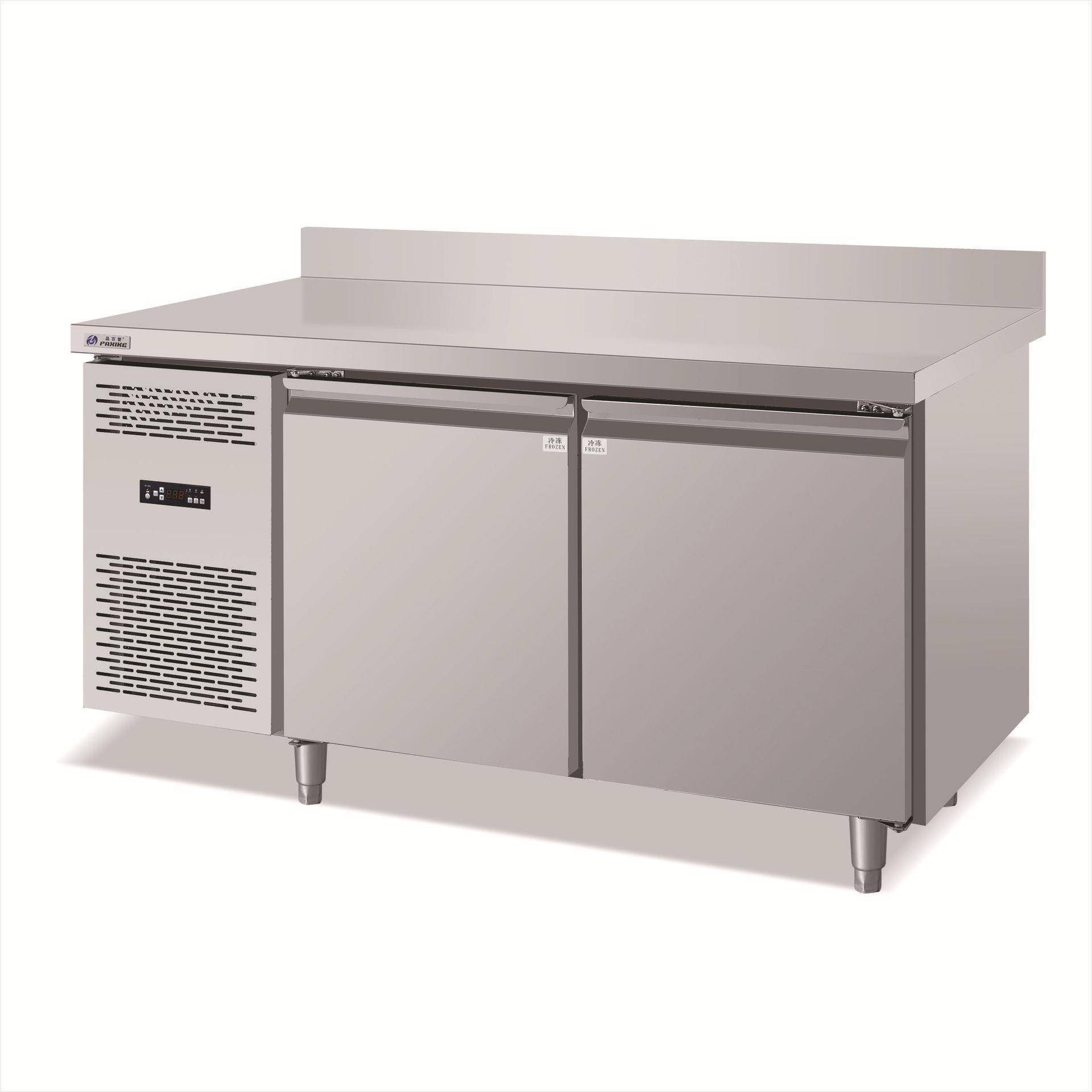 蓝冰商用冷藏工作台冰柜冷冻冰箱平冷操作台冰柜厨房柜