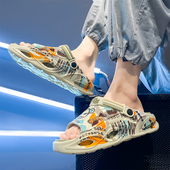 外穿防滑踩屎感软底凉拖开车两用户外运动休闲沙滩凉鞋 拖鞋 男夏季