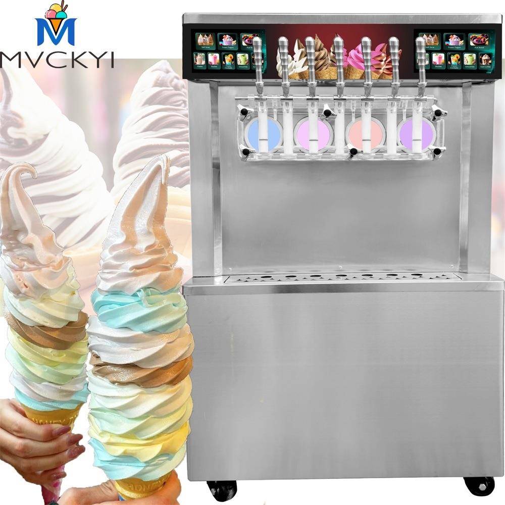 酸奶冰激凌商用机特殊电压定制softicecreammachine