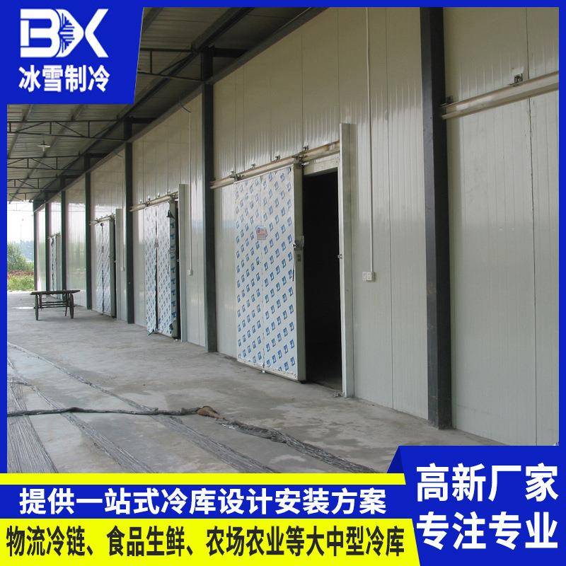 厂家冷库全套设备大型水果蔬菜保鲜库速冻库肉类冷藏库冷冻库