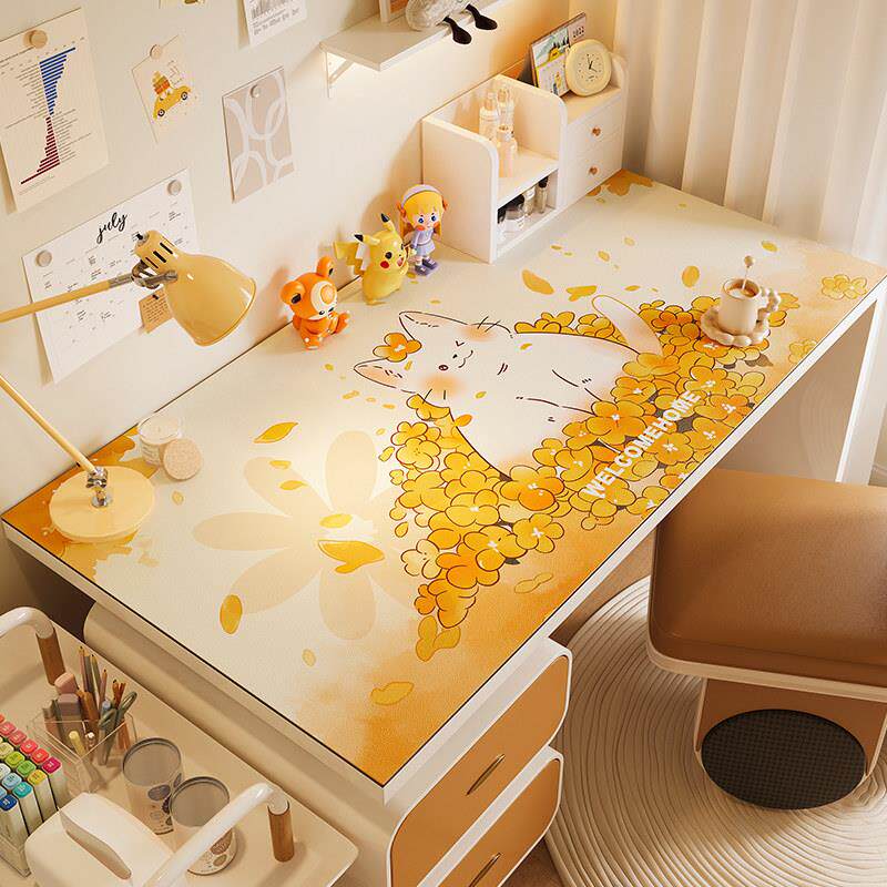 卡通学生学习书桌垫子儿童办公桌专用桌垫课桌面保护电脑办公桌布