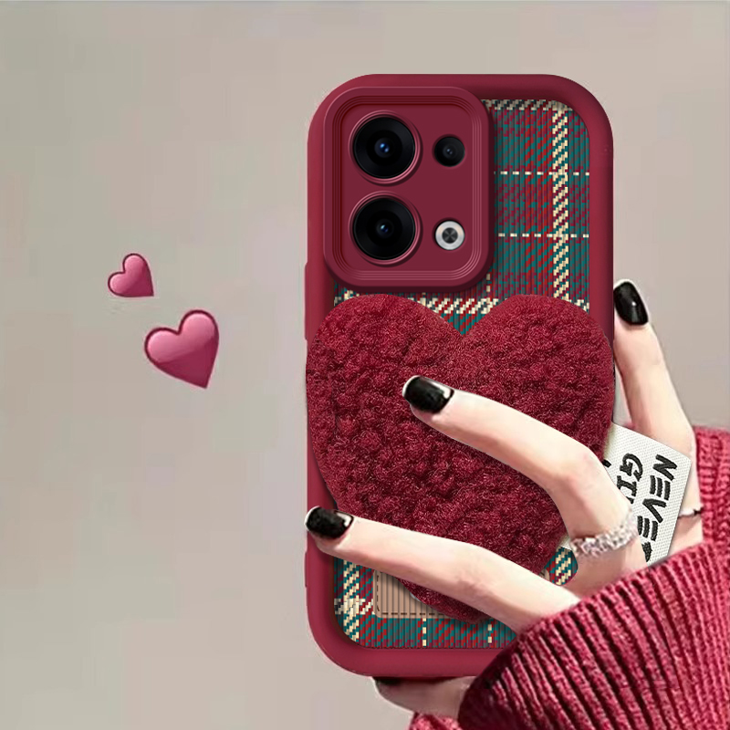 适用opporeno13手机壳新款reno12pro防摔reno11可爱reno10/9女reno8新年reno7se/6毛绒reno5k高级感4全包3潮+