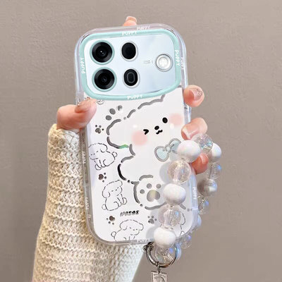 适用OPPOA7PROMAX线条小狗手机壳