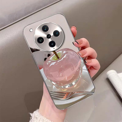 适用OPPOfindX系列水晶苹果外壳