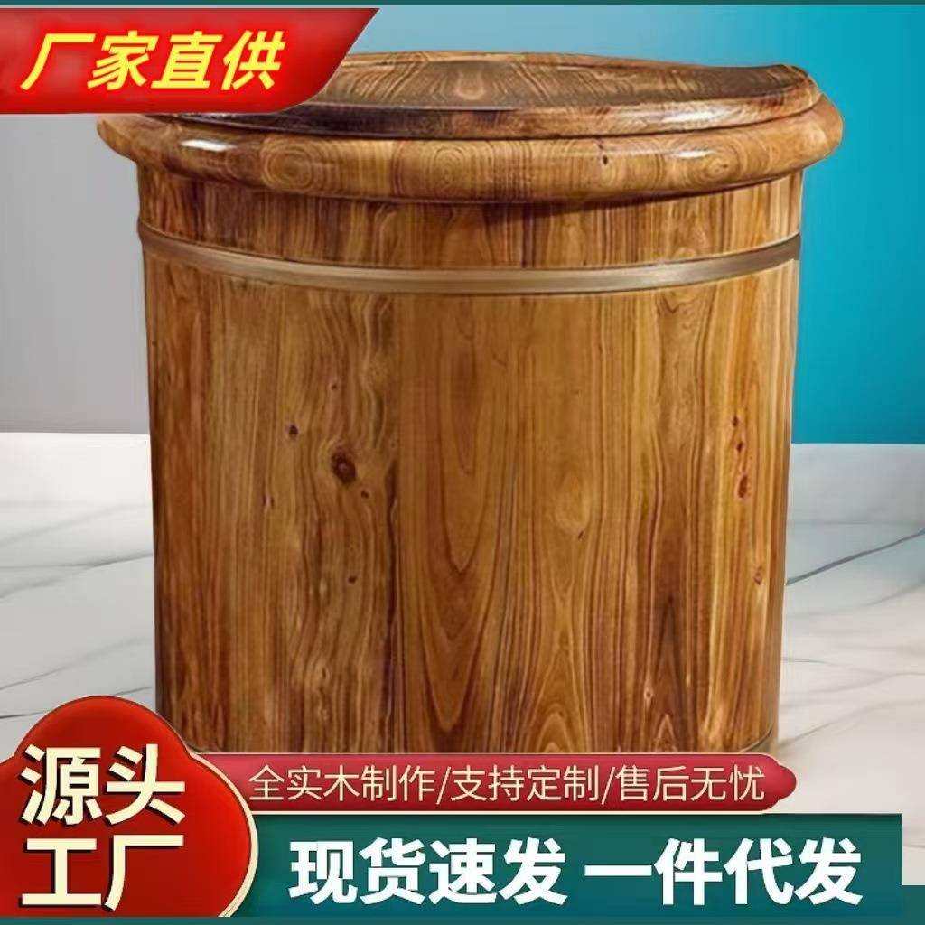 高40香柏木足浴碳化盆泡脚木桶木质足浴用洗脚盆足疗用泡脚盆小腿