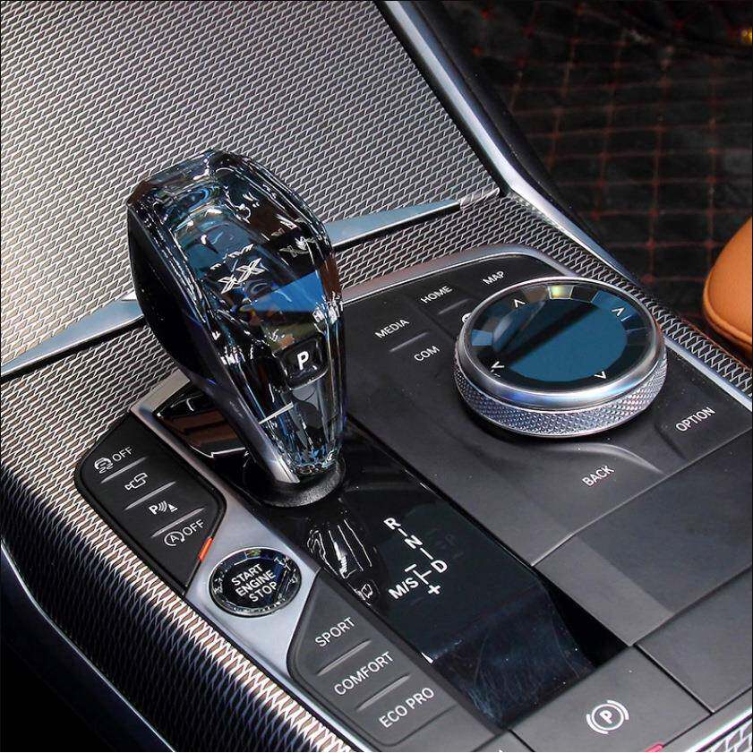 适用宝马水晶档把新3系5系76GT/X3X4X5X7宝马排挡三件套旋钮改装
