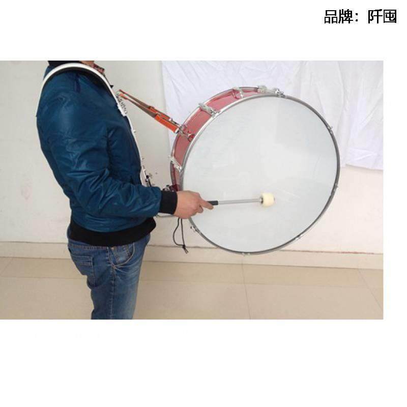 。乐器24英寸大鼓，带背架演出鼓表演鼓行军鼓，送鼓槌促销