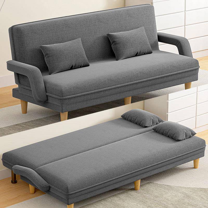 沙发床折叠两用办公室单人午睡折叠床出租房屋客厅沙发小户型简易