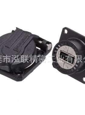 USBF21ZNSCC 替代品 USB连接器 USB SqrFlngRcpt+Cap Female USB-