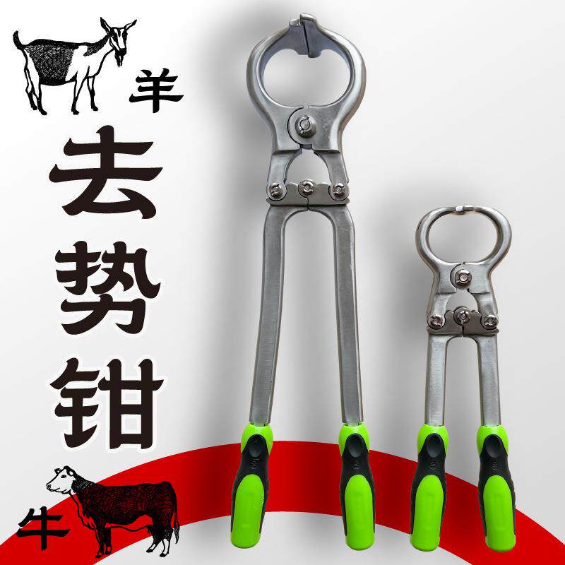 蓝创羊用无血去势钳阉割钳煽羊钳无血去势器牛用大号器械