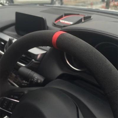 适用于陆风x5puls手缝方向盘套翻毛皮x7X2X6X8X9把套改装
