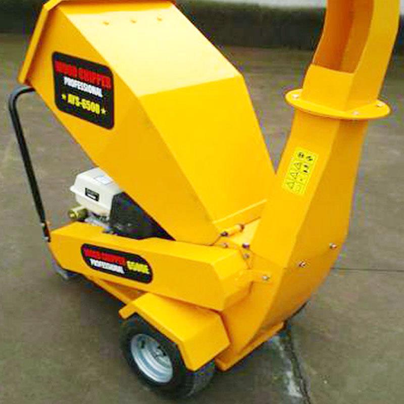 手推移动式碎枝机果园树枝条破碎机树枝粉碎机柴汽油电动碎枝机