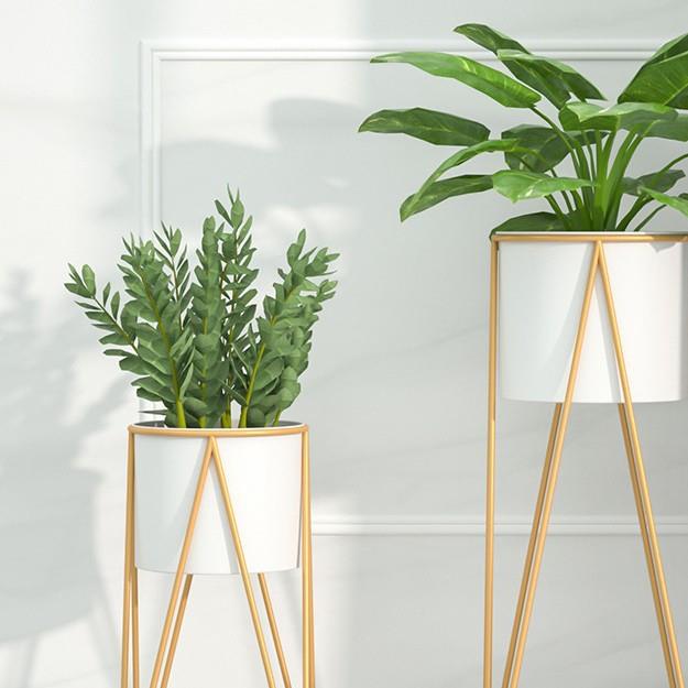 北欧简约铁艺花架置物架花架子室内客厅阳台落地式绿萝绿植花盆架