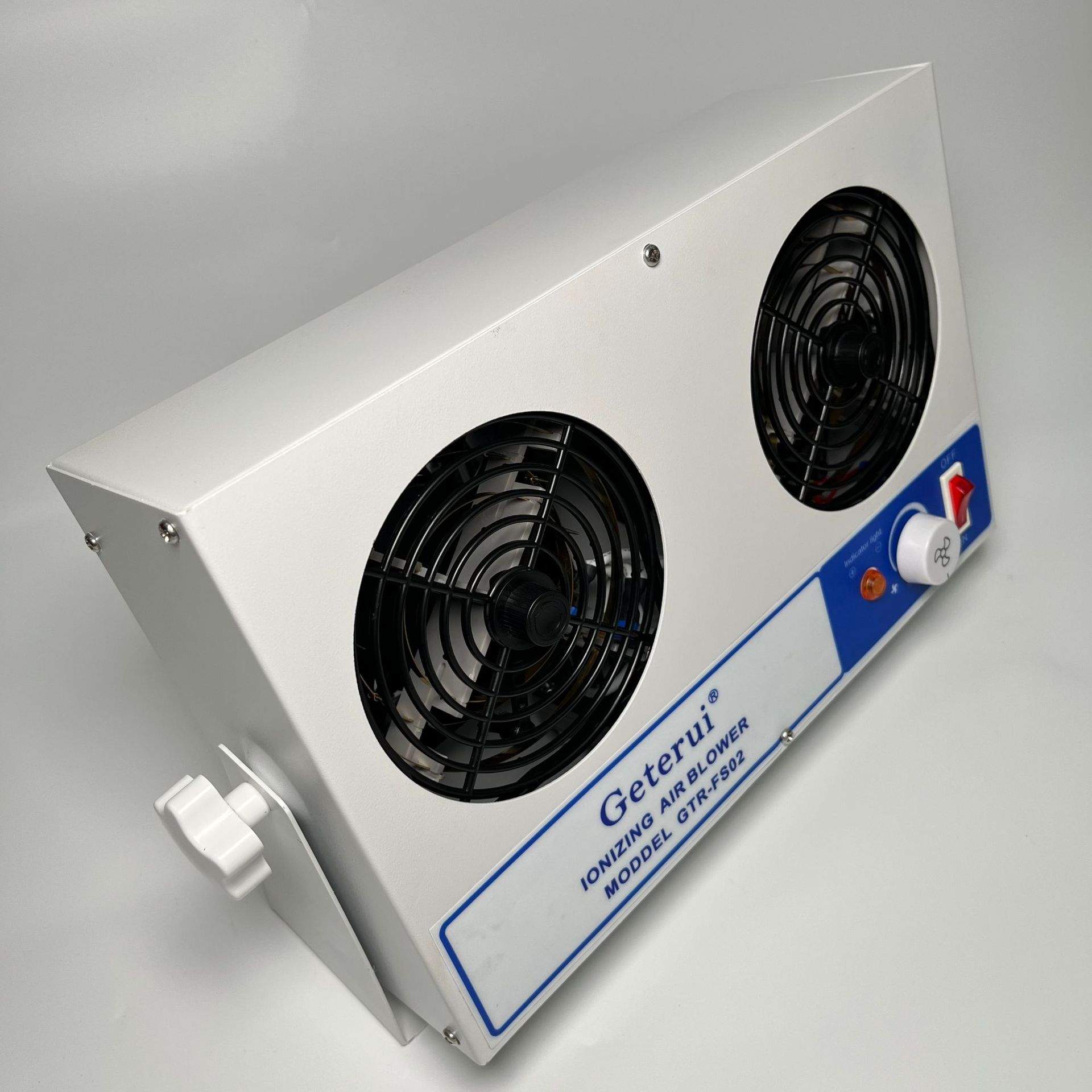 台式双头离子风扇工业消除静电ST102B风机工作台防静电低噪工业风