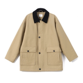 外套 羊毛絮片填充防风猎装 秋冬上新 arkhi中性羊毛夹层风衣