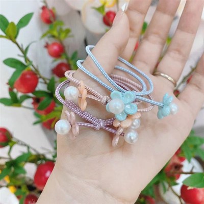 极速1PC Random Color New uElegant High Elastic Hair Accessor