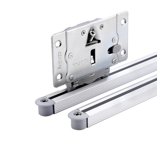 极速图特家俱移门k滑轮吊轮吊柜轨道壁柜移门衣柜滑轮轨道带阻尼