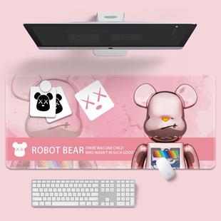极速leather computer desk mat large Gmouse pad black writing