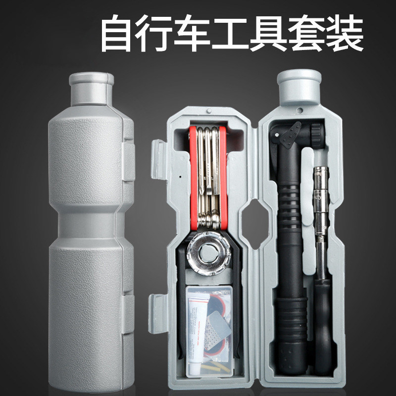 极速自行车修理工具水壶瓶工具箱维修工具K登山车打气筒套装骑行